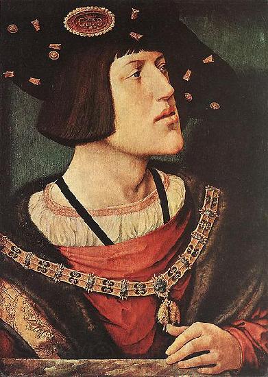 Bernard van orley Portrait of Charles V Spain oil painting art
